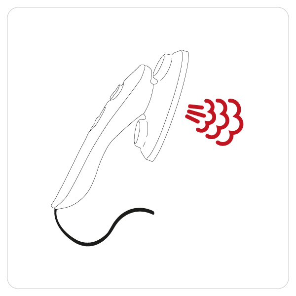 Mimo iron with vertical steaming function